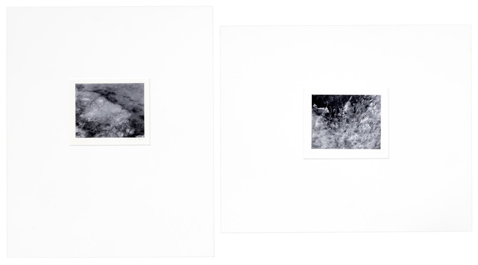 Two photographs signed by George Tice: Heading: Author: Tice, George A. Title: Ice, Clark, New Jersey, 1967 Place Published: Publisher: Date Published: 1967 Description: 2 gelatin silver prints. Images: 9.4x12