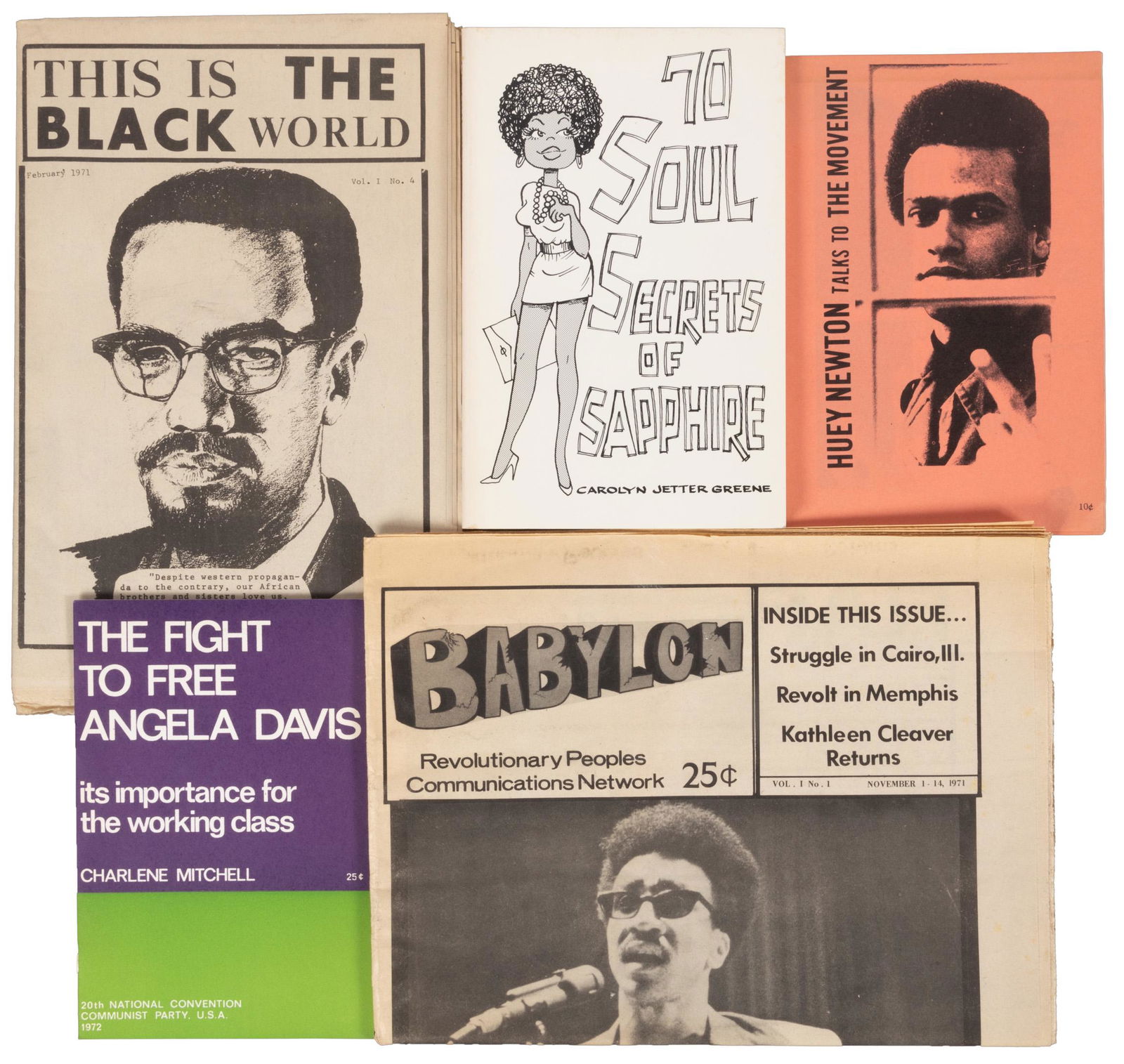 Black power movements in early 1970s (1 of 3)