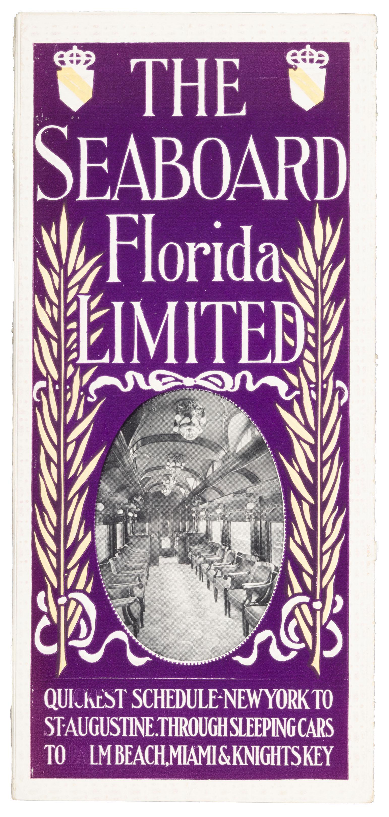 To Florida in luxurious Pullman car, 1909 (1 of 5)