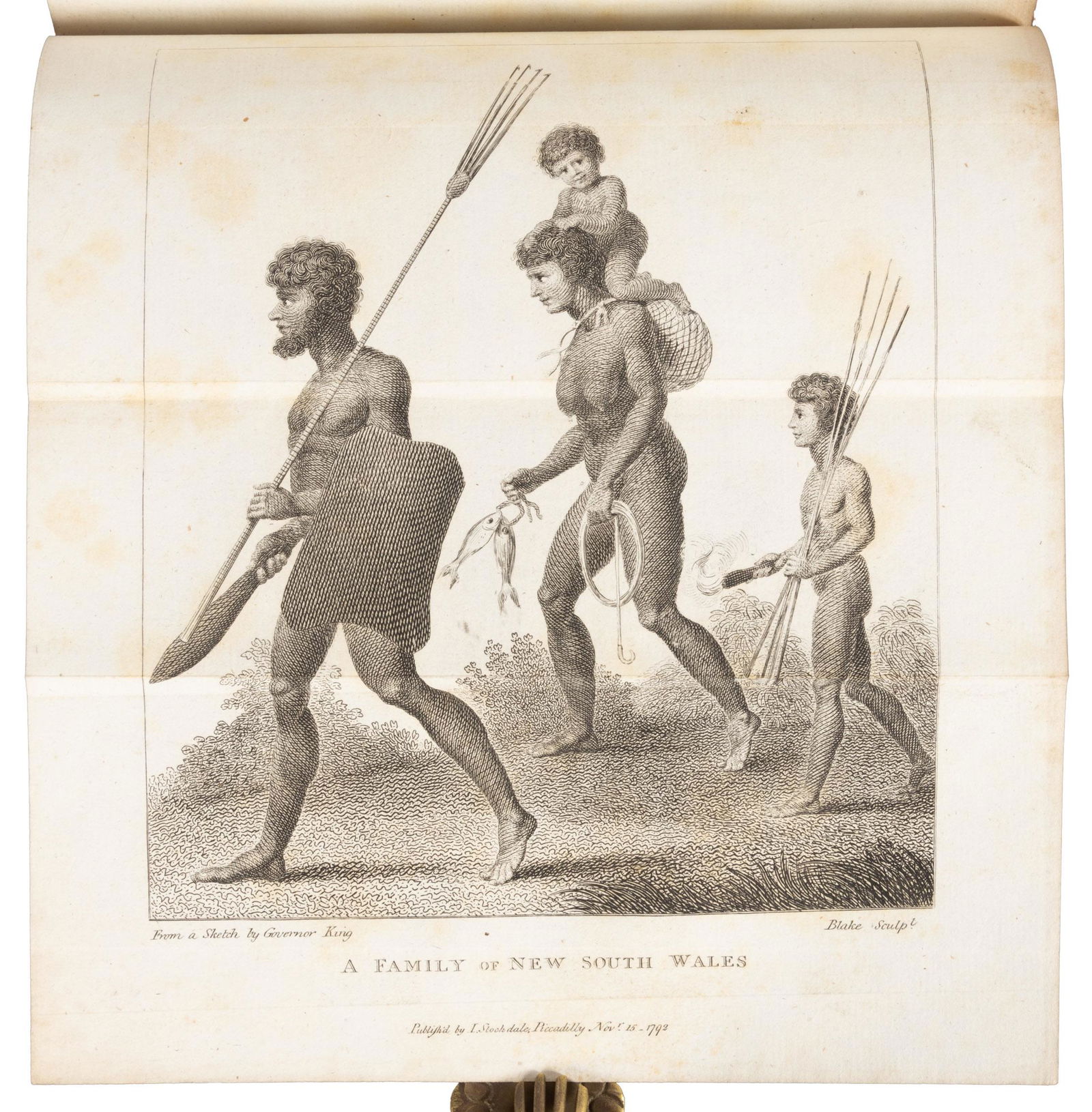 Hunter's Journal 1793, engraving by William Blake: Heading: Author: Hunter, John Title: An Historical Journal of the Transactions at Port Jackson and Norfolk Island including the Journals of Governors Phillip and King, since the Publication of Philli