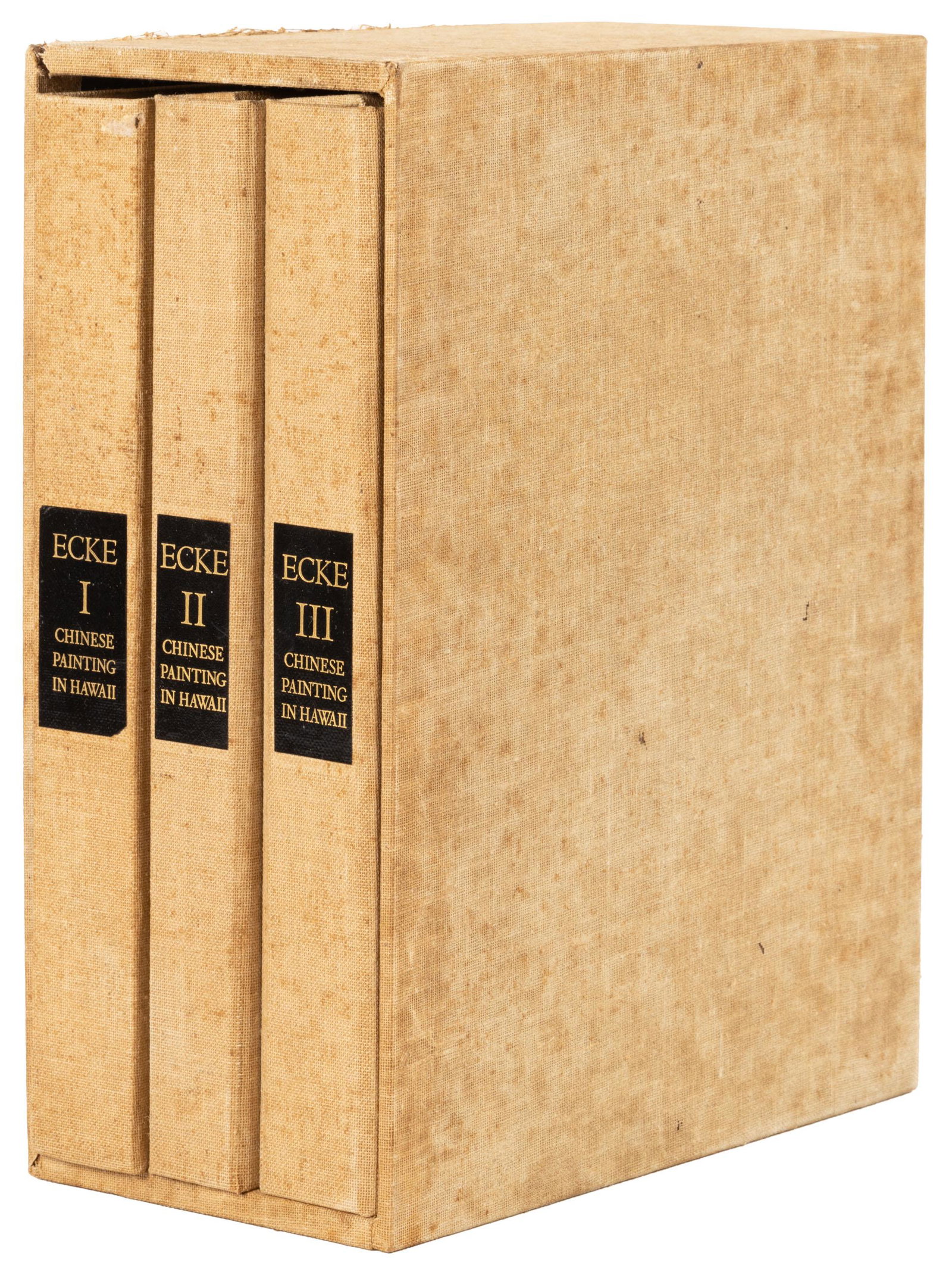 Gustav Ecke Chinese Painting in Hawaii: Heading: Author: Ecke, Gustav Title: Chinese Painting in Hawaii Place Published: Honolulu Publisher:University of Hawaii Press Date Published: 1965 Description: 3 volumes.