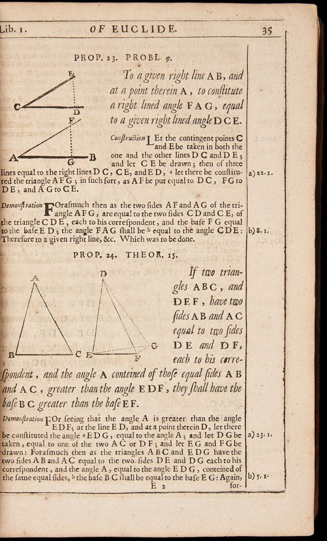 Euclid's Elements 1651 - 4