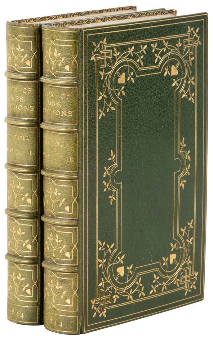 Morrell binding Life Mrs. Siddons, w/ ALS Siddons (1 of 10)