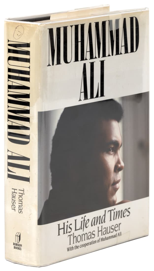 Signed by Muhammad Ali, to bookplate (1 of 4)