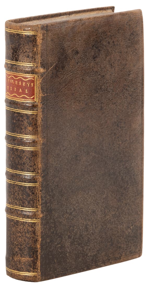 Annesley v. Anglesey trial, 1st ed. 1744: Heading: (Annesley Trial) Author: Title: The Trial at Bar between Campbell Craig, Lessee of James Annesley, Esq. Plaintiff, and the Rt. Hon. Richard Earl of Anglesey Defendant Place Published: London 