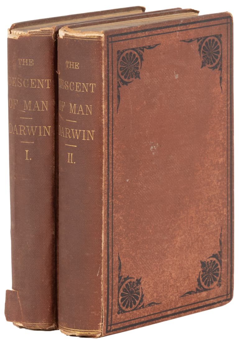 Darwin's Descent of Man First American Edition (1 of 3)
