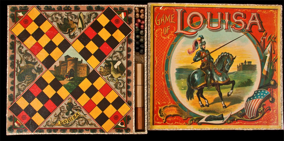 503 Rare board game "Game of Louisa"
