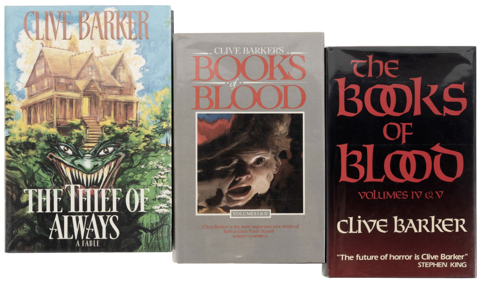 All signed by Clive Barker (1 of 8)