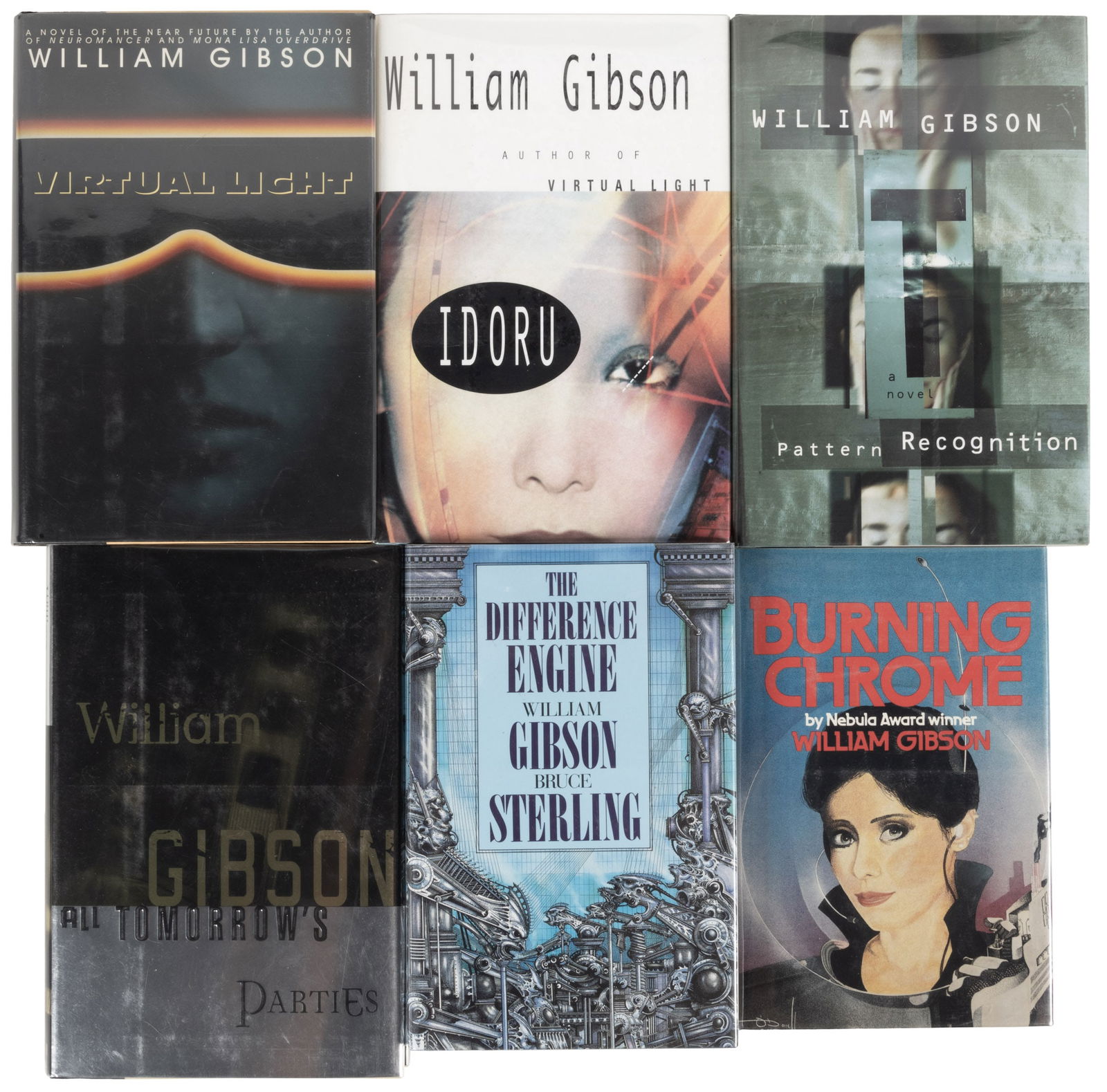 Six volumes from William Gibson, five signed (1 of 13)