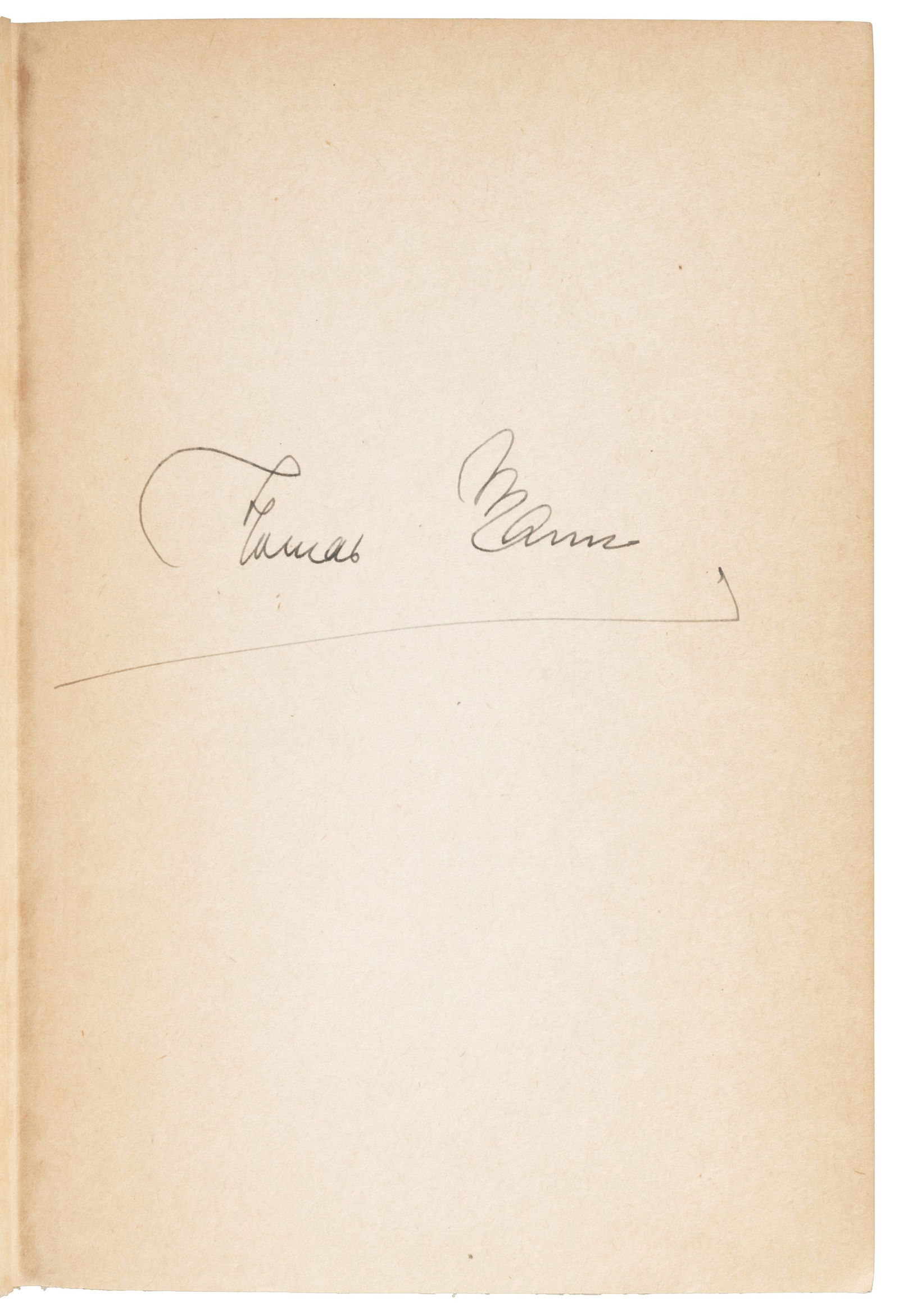 Thomas Mann signed Listen Germany!: Heading: Author: Mann, Thomas Title: Listen, Germany! Twenty-Five Radio Messages to the German People over BBC Place Published: New York Publisher:Alfred A. Knopf Date Published: 1943