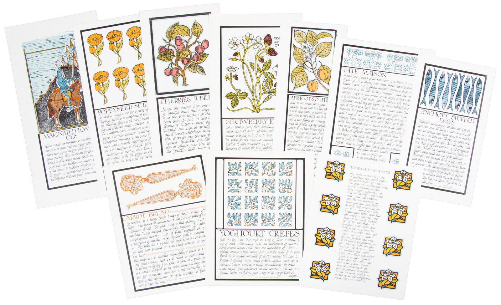 Recipes by Alice Waters, art by Goines (25/30 prints) (1 of 5)