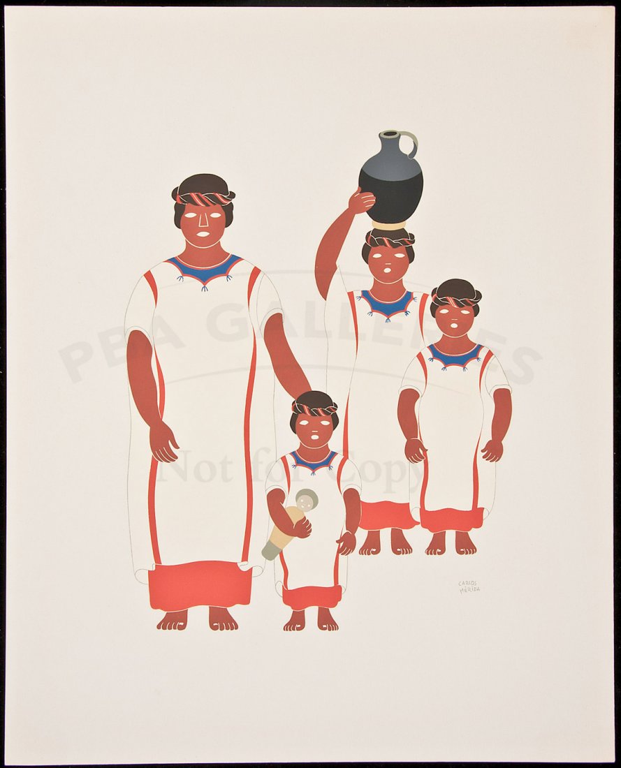 Carlos Merida Mexican Costume 25 Color Plates: Title: Mexican Costume Author: Mérida, Carlos Description: 16 pages of descriptive text by Carlos Mérida with a foreword by René D'Harnoncourt plus 25 color silkscreen plates by Mérida. 40.8x33 cm