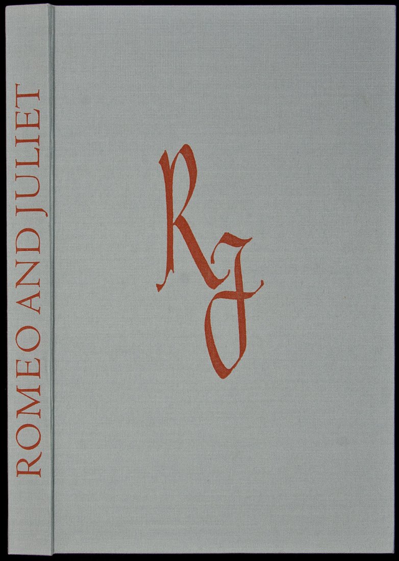 Romeo and Juliet Allen Press 1/115: Title: Romeo and Juliet Author: Shakespeare, William Description: Illustrated from pen & ink drawings by Michèle Forgeois. Calligraphy by Mark Livingston. 11x7, gray cloth. One of 115 copies printed 