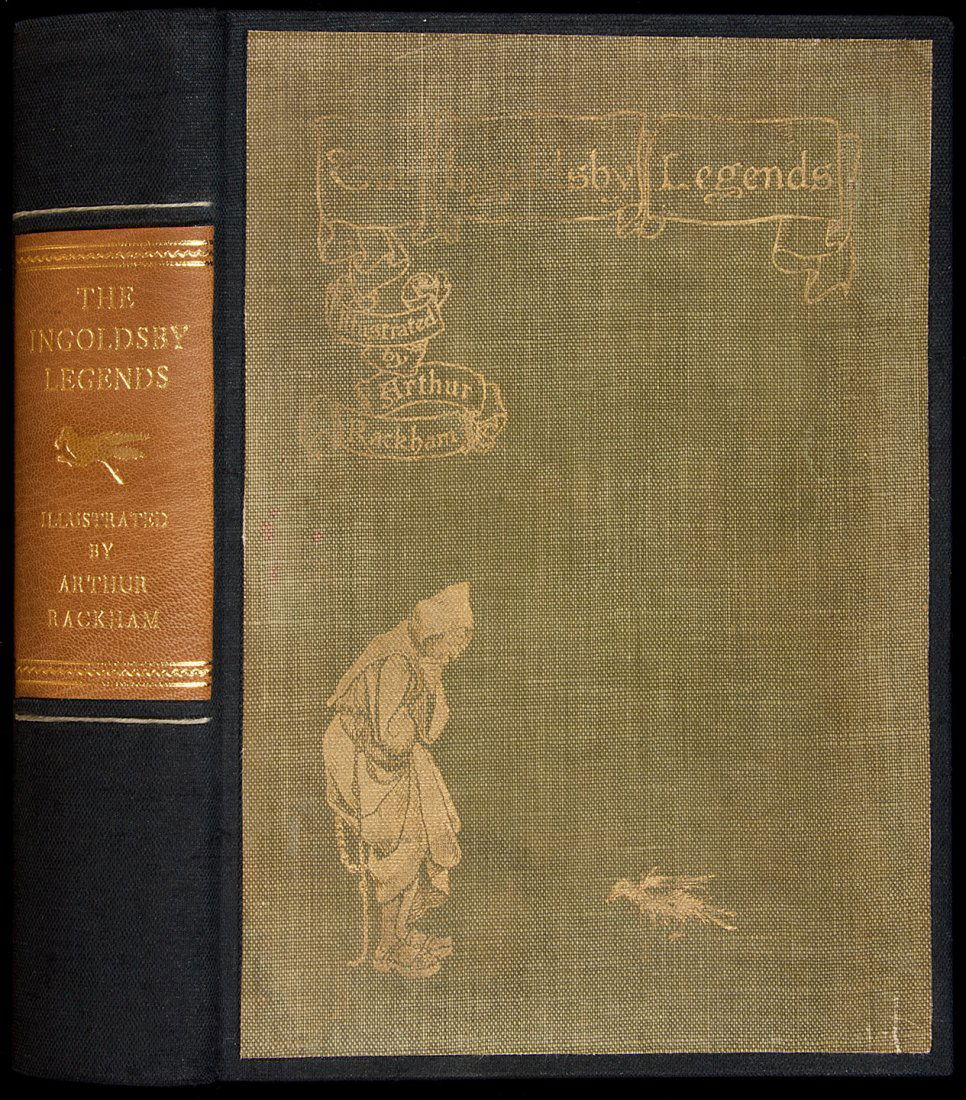 The Ingoldsby Legends illus by Rackham: Title: The Ingoldsby Legends or Mirth & Marvels Author: Ingoldsby, Thomas Description: Illustrated by Arthur Rackham, including 24 tipped-in color plates on green paper and 12 tinted full-page illustr