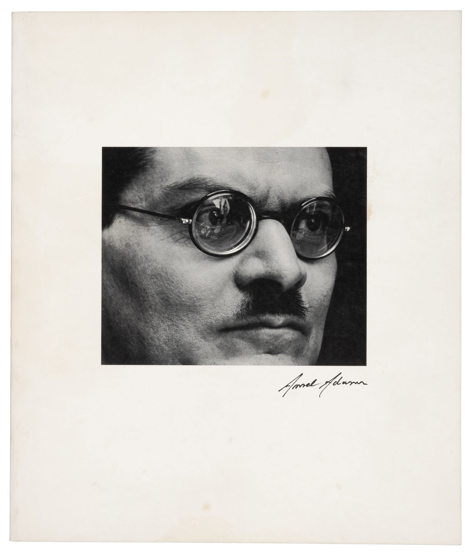 50 Years of Portraits, signed by Ansel Adams: Heading: (Adams, Ansel) Author: Alinder, James Title: 50 Years of Portraits Place Published: Carmel, CA Publisher:Friends of Photography Date Published: 1978 Description: Illus