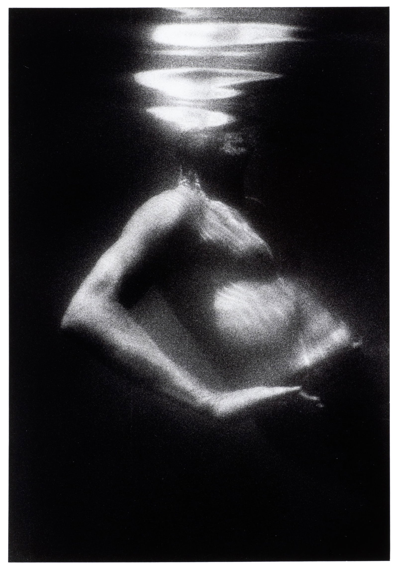 Ralph Gibson, Man Under Water: Heading: Author: Gibson, Ralph Title: Man Under Water Place Published: Publisher: Date Published: 1972; vintage print Description: Gelatin silver print. Image: 32x21.5 cm (12&frac