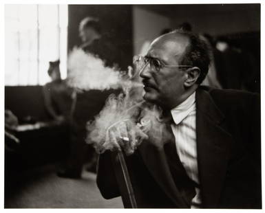 Mark Rothko, signed by William Heick: Heading: Author: Heick, William Title: Mark Rothko, California School of Fine Arts Place Published: Publisher: Date Published: 1949 Description: Gelatin silver print. 19.5x24 cm (