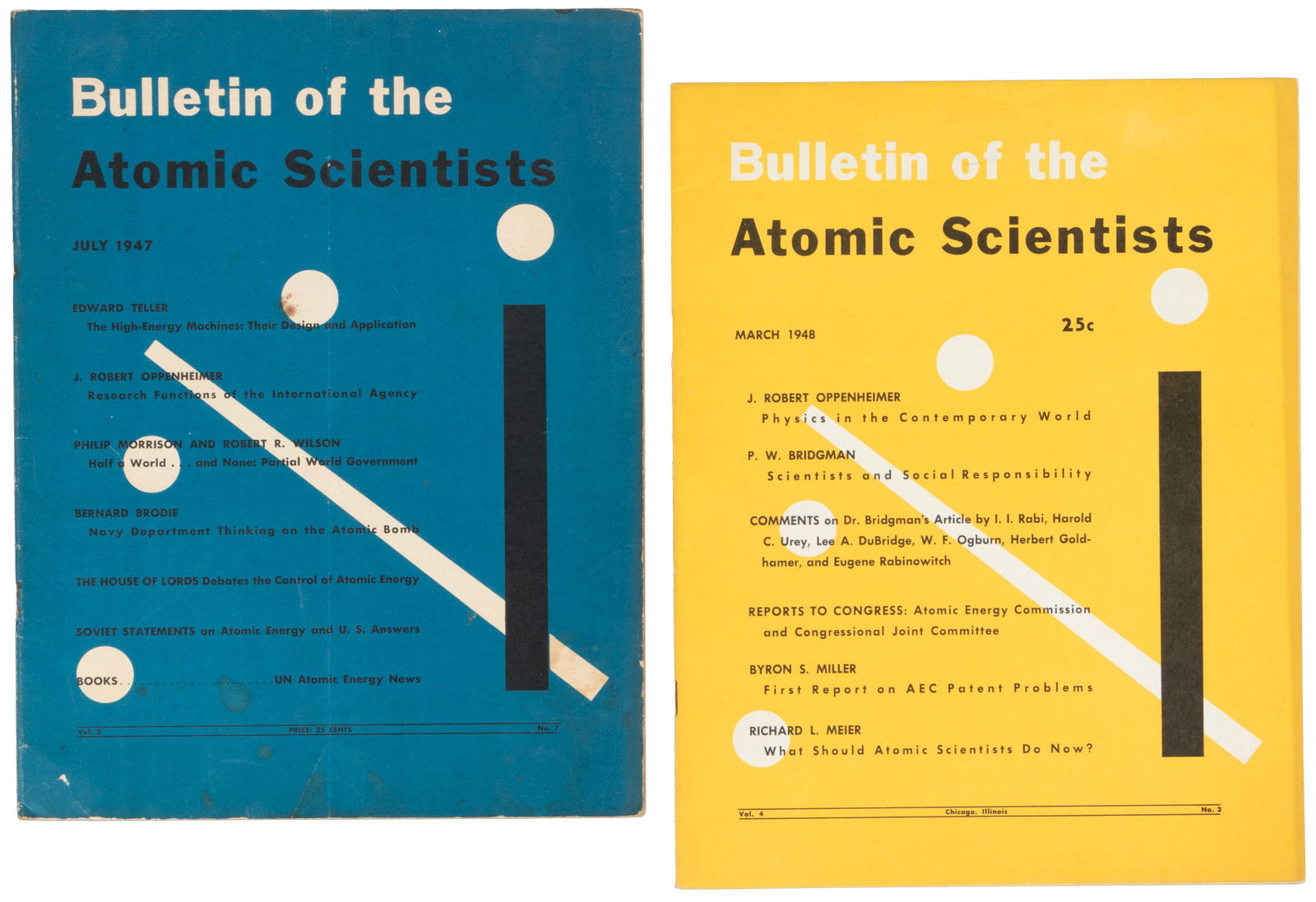 2 magazine articles written by Oppenheimer (1 of 6)