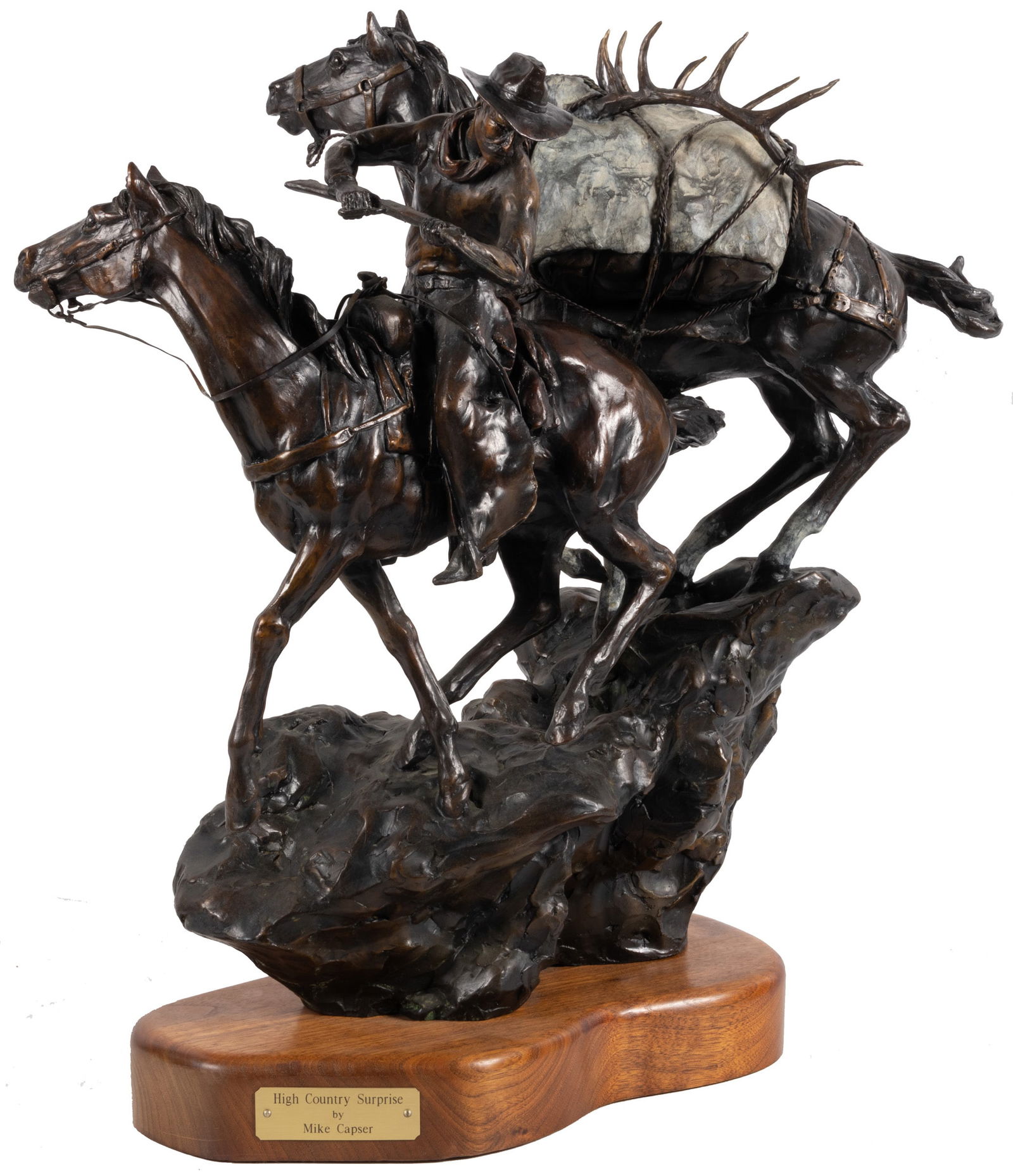 High Country Surprise, M. Casper bronze sculpture (1 of 9)