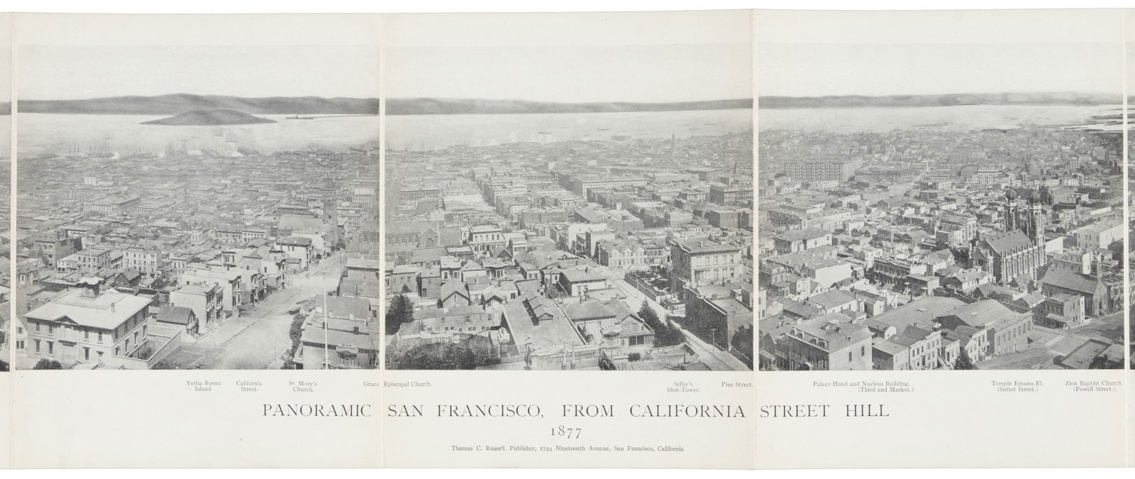 Muybridge's 360 degree panorama of San Francisco (1 of 5)