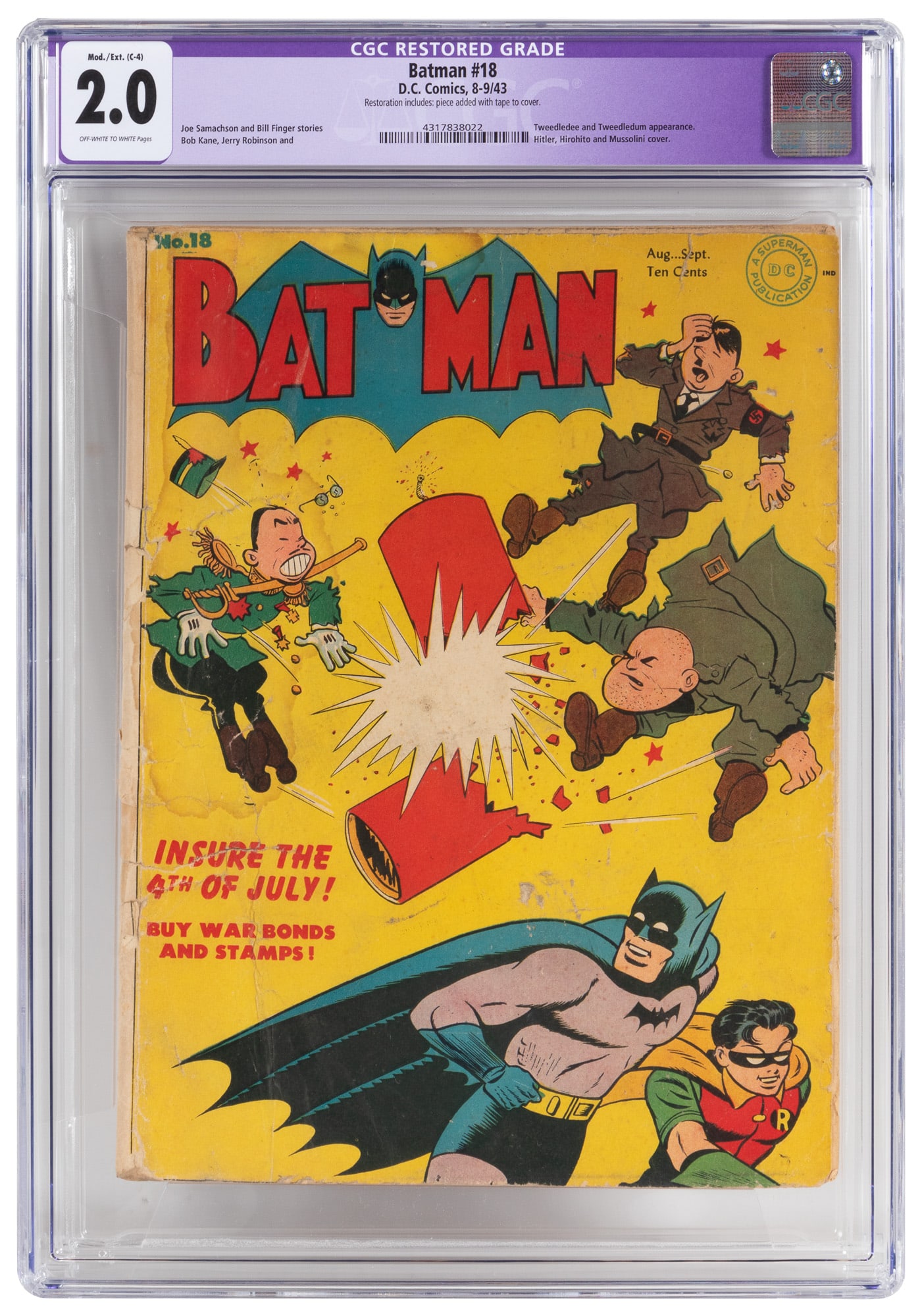 BATMAN #18 * Robin's Rotten Report Card (1 of 2)