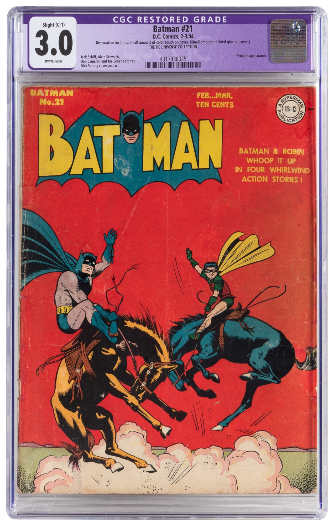 BATMAN #21 * The PENGUIN Pilfers a Pekingese (1 of 2)