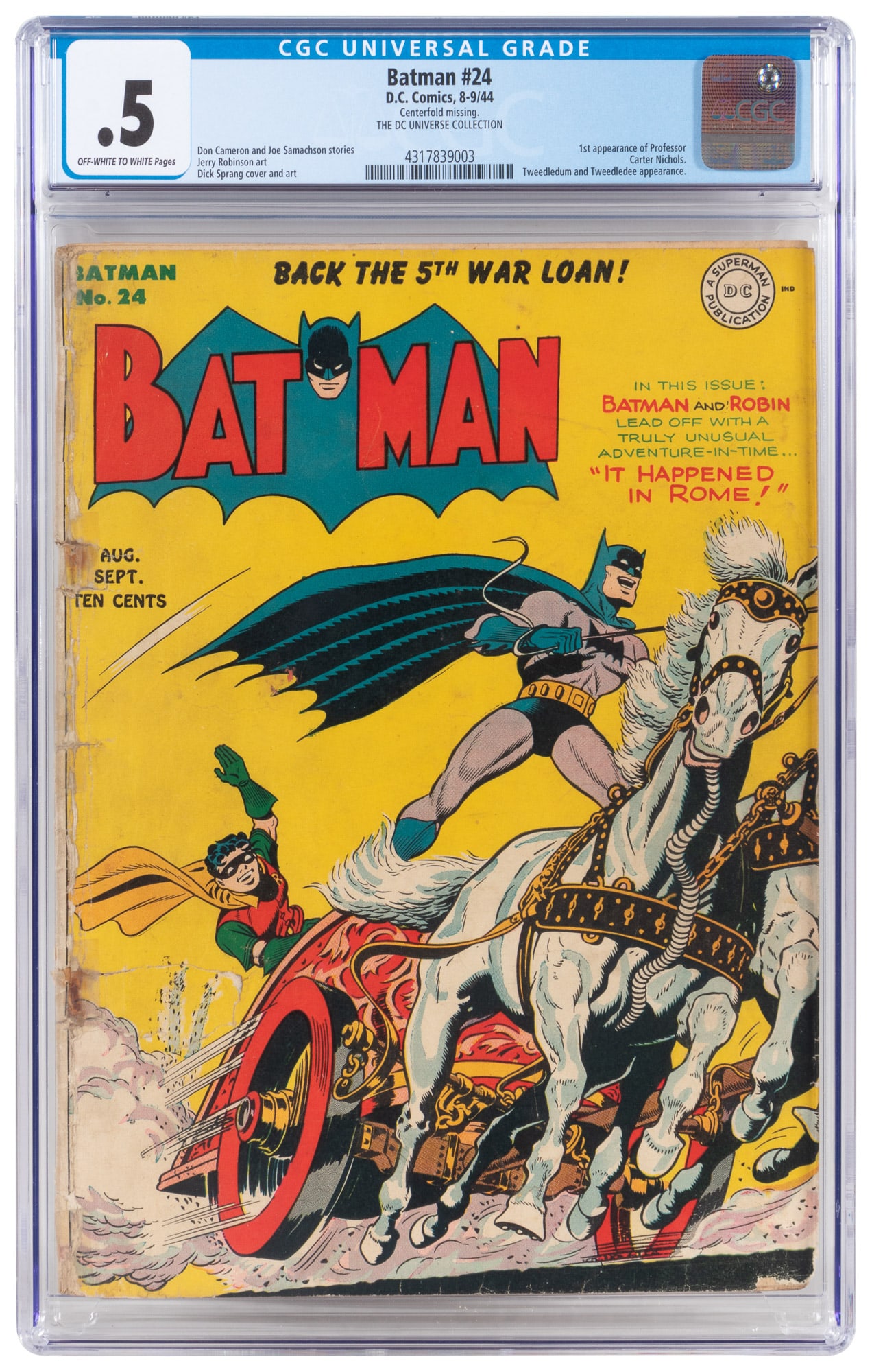 BATMAN #24 * Batman & Robin's Roman Rendezvous (1 of 2)