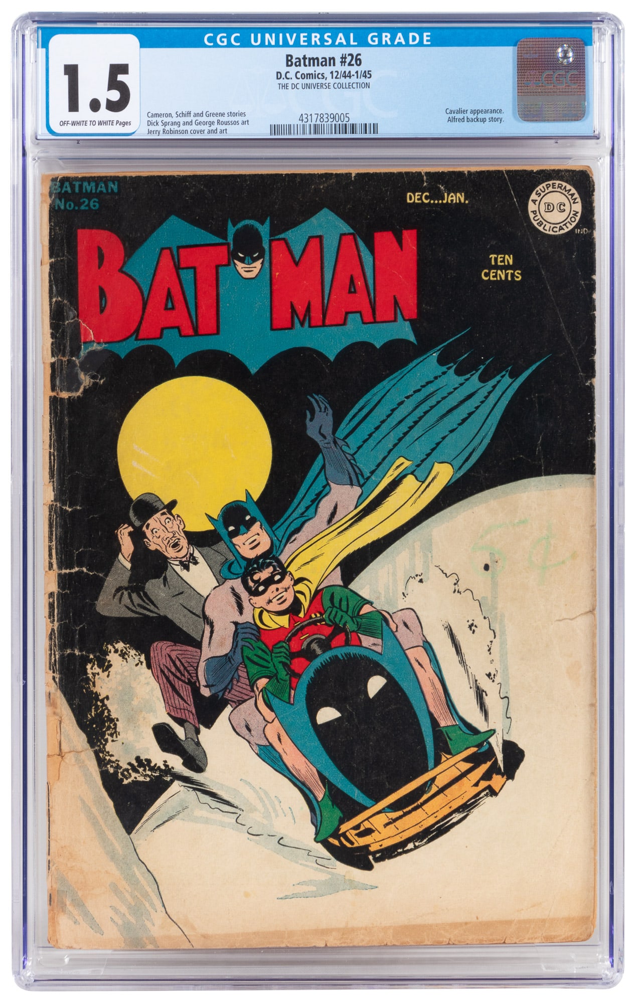 BATMAN #26 * Batman Kiboshes the Cavalier (1 of 3)
