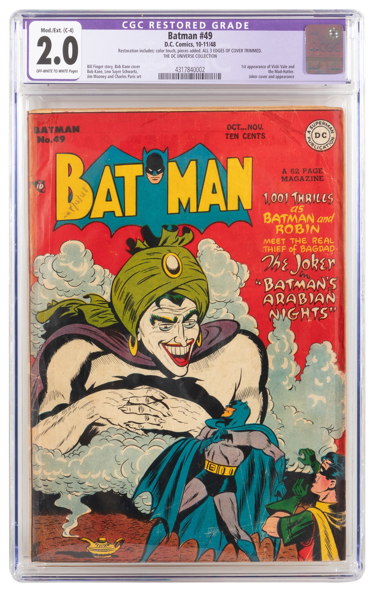 BATMAN #49 * JOKER Cover & Story (1 of 2)