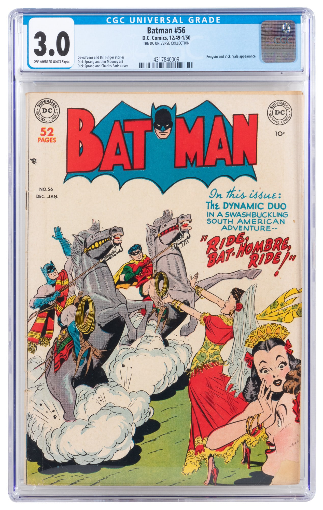 BATMAN #56 * CGC 3.0 * Penguin Punked * Nuctile Nonsense * DC Universe Collection (1 of 2)