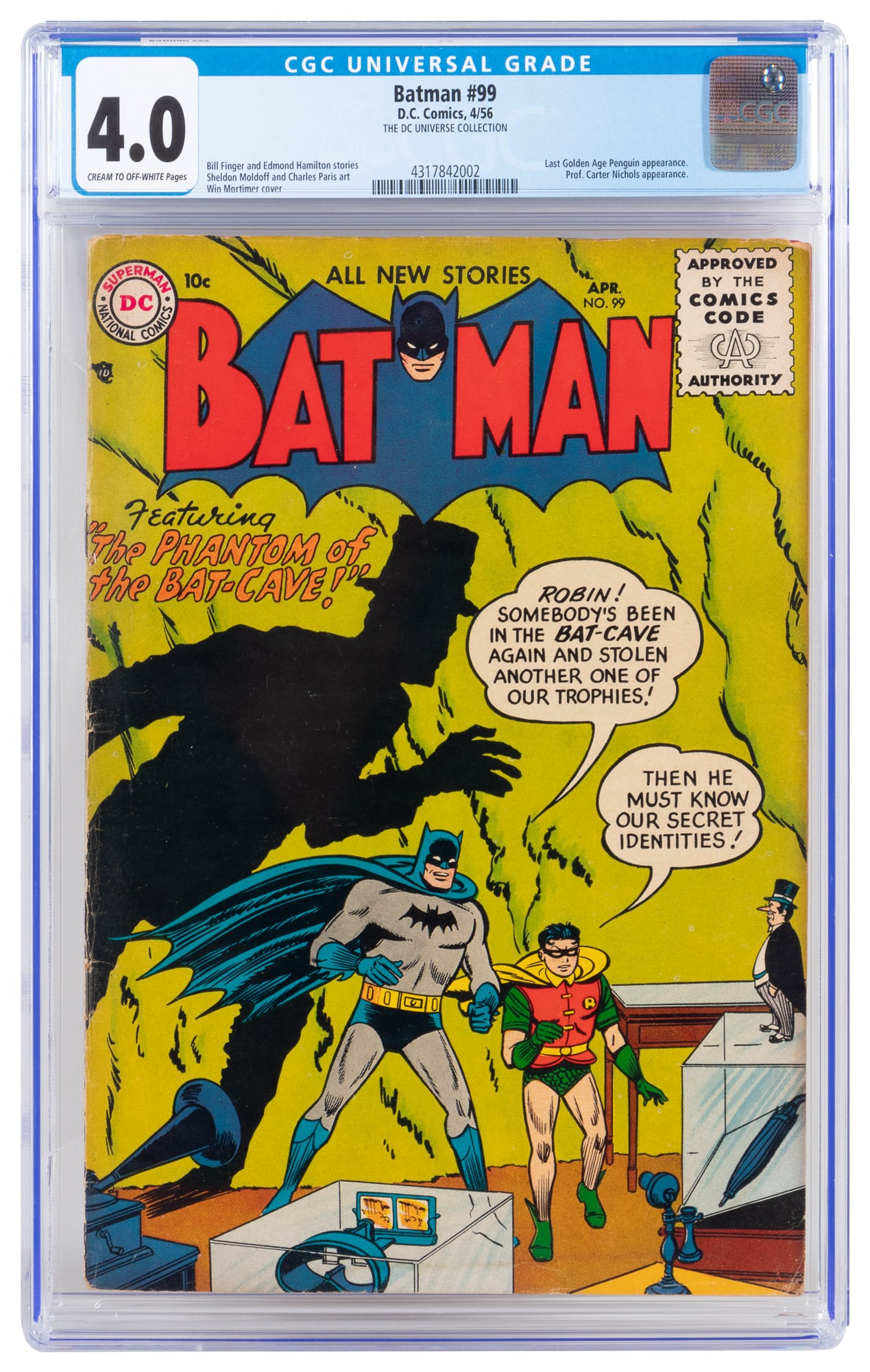 BATMAN #99 * CGC 4.0 * Last Golden Age PENGUIN * Destruction Distraction * DC Universe Collection (1 of 2)