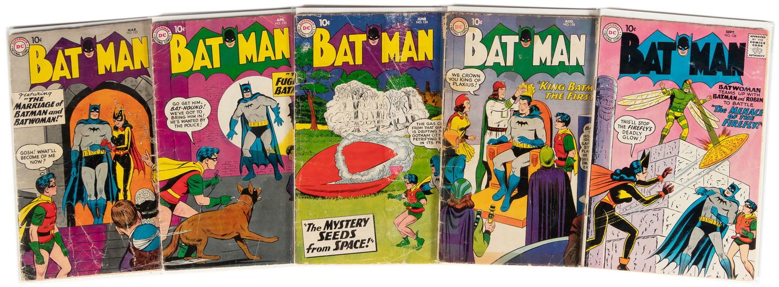 BATMAN #s 122, 123, 124, 125, 126 * Lot of 5 DC Universe Collection Comics (1 of 1)