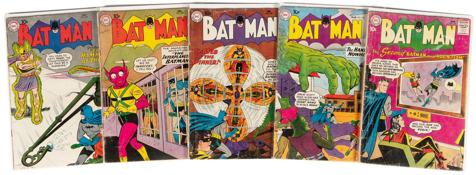 BATMAN #s 127, 128, 129, 130, 131 * Lot of 5 DC Universe Collection Comics (1 of 1)