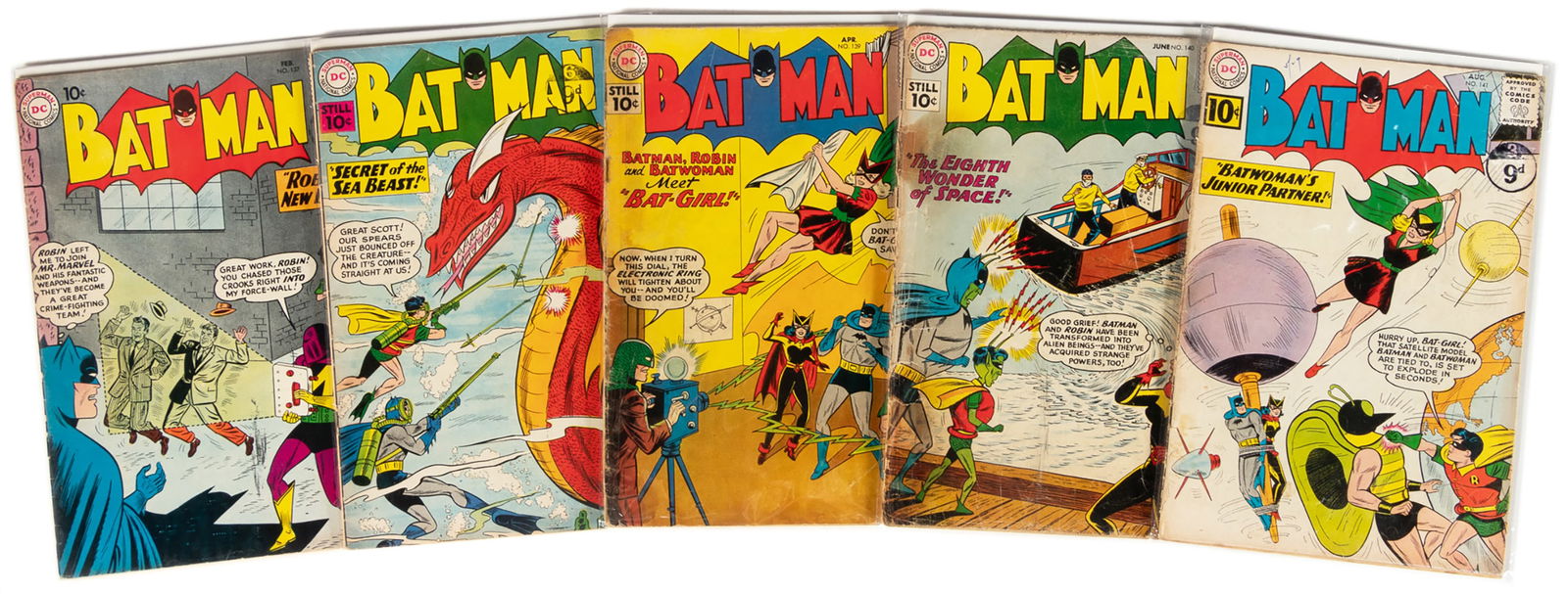 BATMAN #s 137, 138, 139, 140, 141 * Lot of 5 DC Universe Collection Comics (1 of 1)