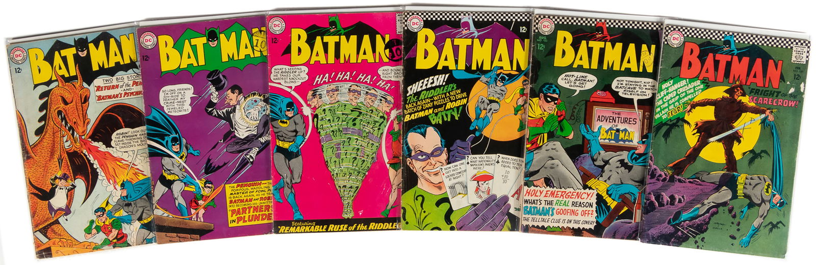 BATMAN #s 155, 169, 171, 179, 183, 189 * Lot of 6 Silver Age Keys * DC Universe Collection (1 of 1)