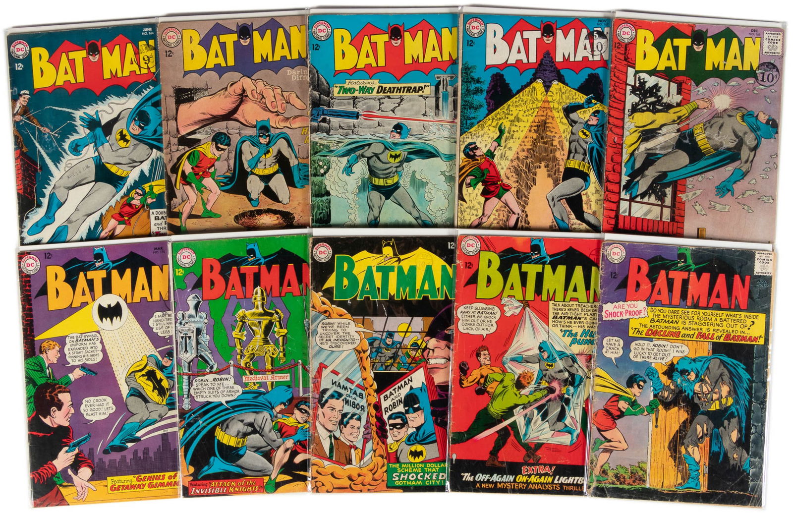 BATMAN #s 164, 165, 166, 167, 168, 170, 172, 173, 174, 175 * Lot of 10 DC Universe Collection Comics (1 of 1)