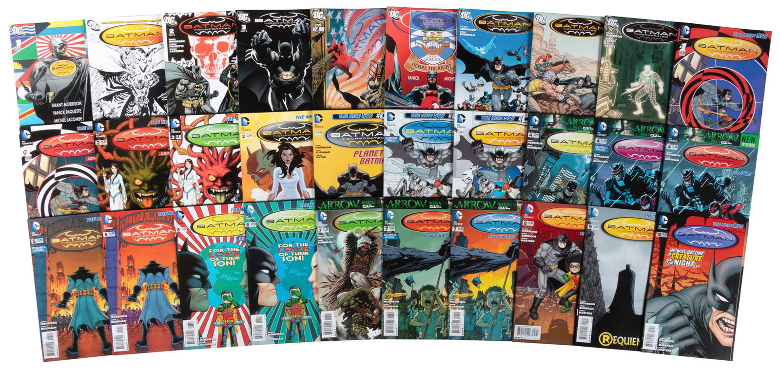 BATMAN INCORPORATED and BATMAN Vol. 2 * THE NEW 52 * Lot of 128 Comics * Ian Levine SPEAKS * DC (1 of 5)