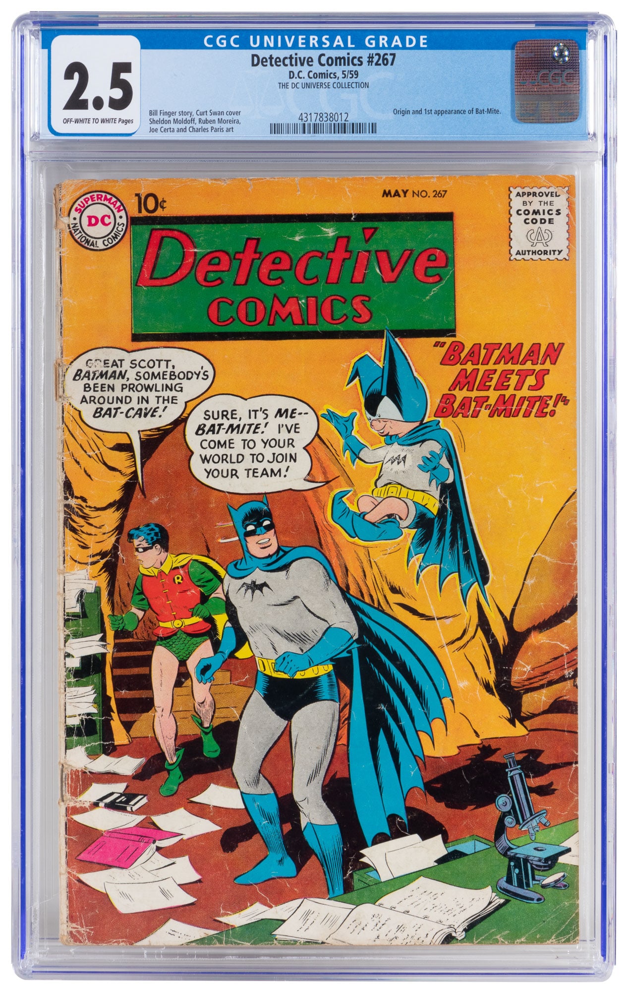 DETECTIVE COMICS #267 * CGC 2.5 * BAT-MITE Debuts * DC Universe Collection (1 of 3)