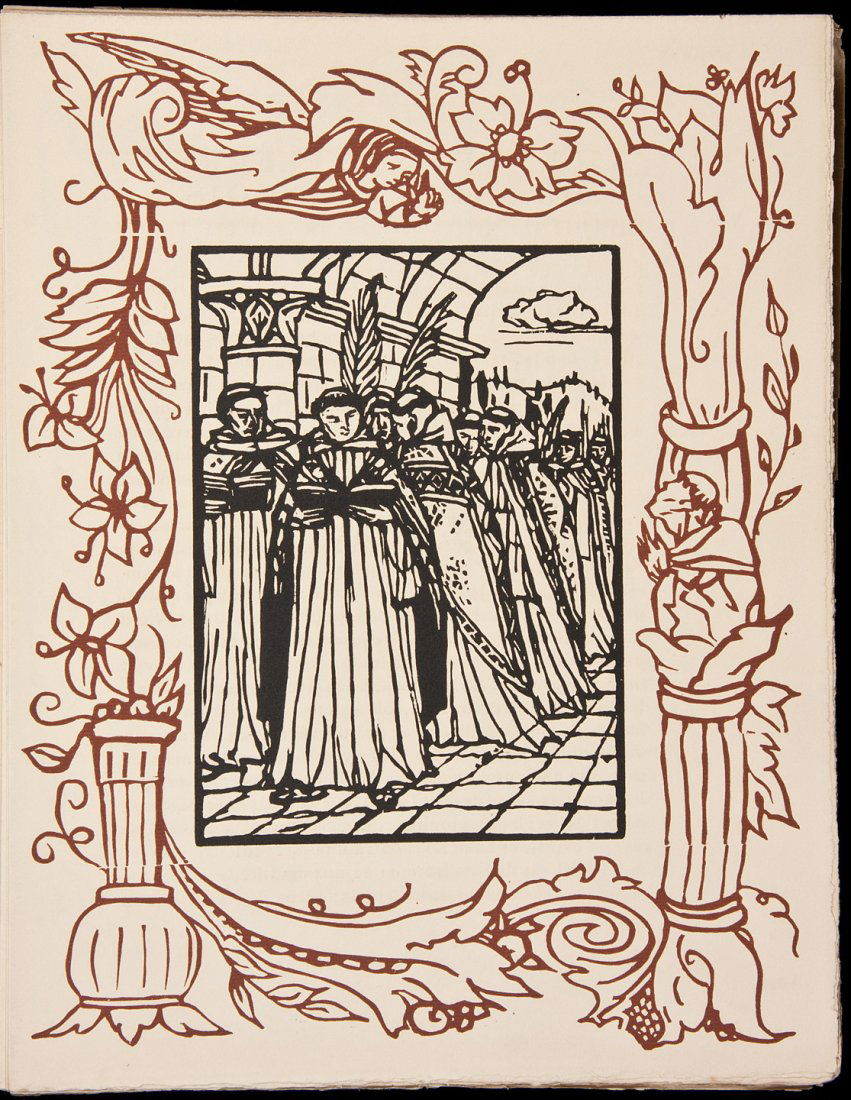 Les Petites Fleurs de Saint Francois: Title: Les Petites Fleurs de Saint Francois Author: Saint Francis Description: 424 pp. Illustrations from wood engravings by Emile Bernard. (4to) 33x25.5 cm. (13x10") original paper wrappers, glassine