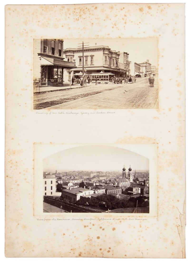Four views of San Francisco by Carleton Watkins: Heading: (California - San Francisco) Author: Watkins, Carleton E. Title: Four photographic views of San Francisco by Carleton E. Watkins Place Published: Publisher: Date Published: c. 1880s