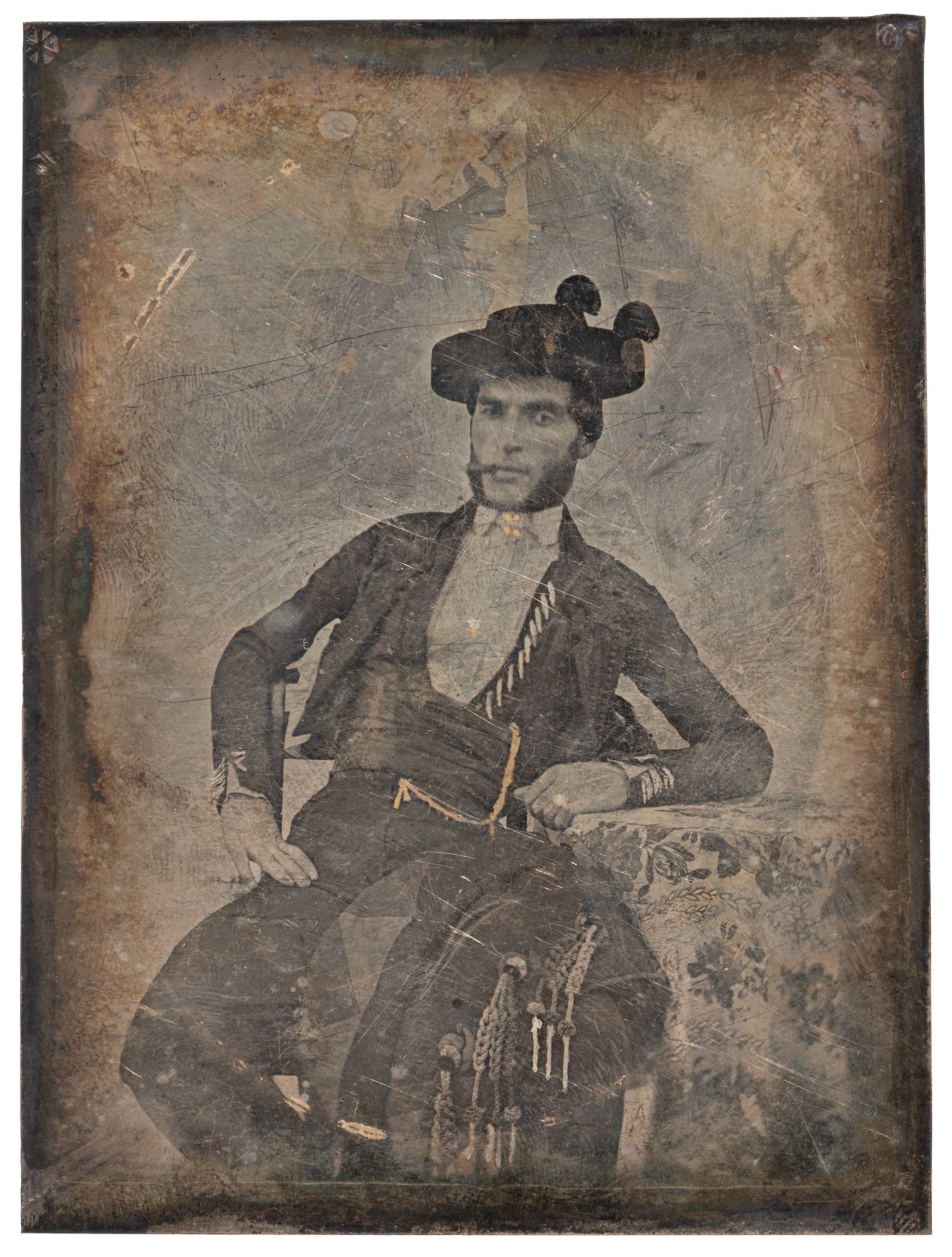Daguerreotype portrait, possibly bullfighter (1 of 2)