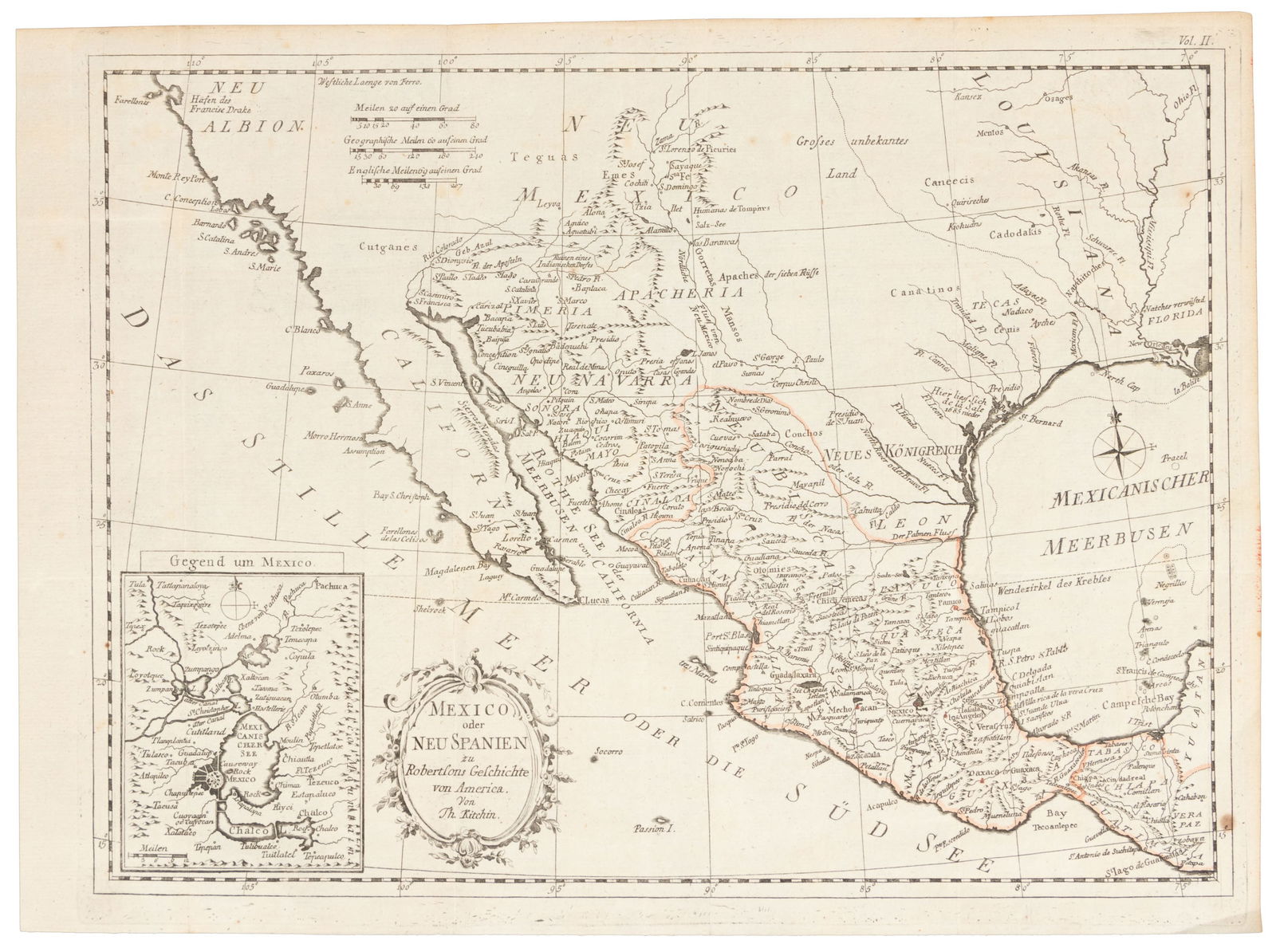 Kitchin's Mexico & New Spain 1777 (1 of 3)