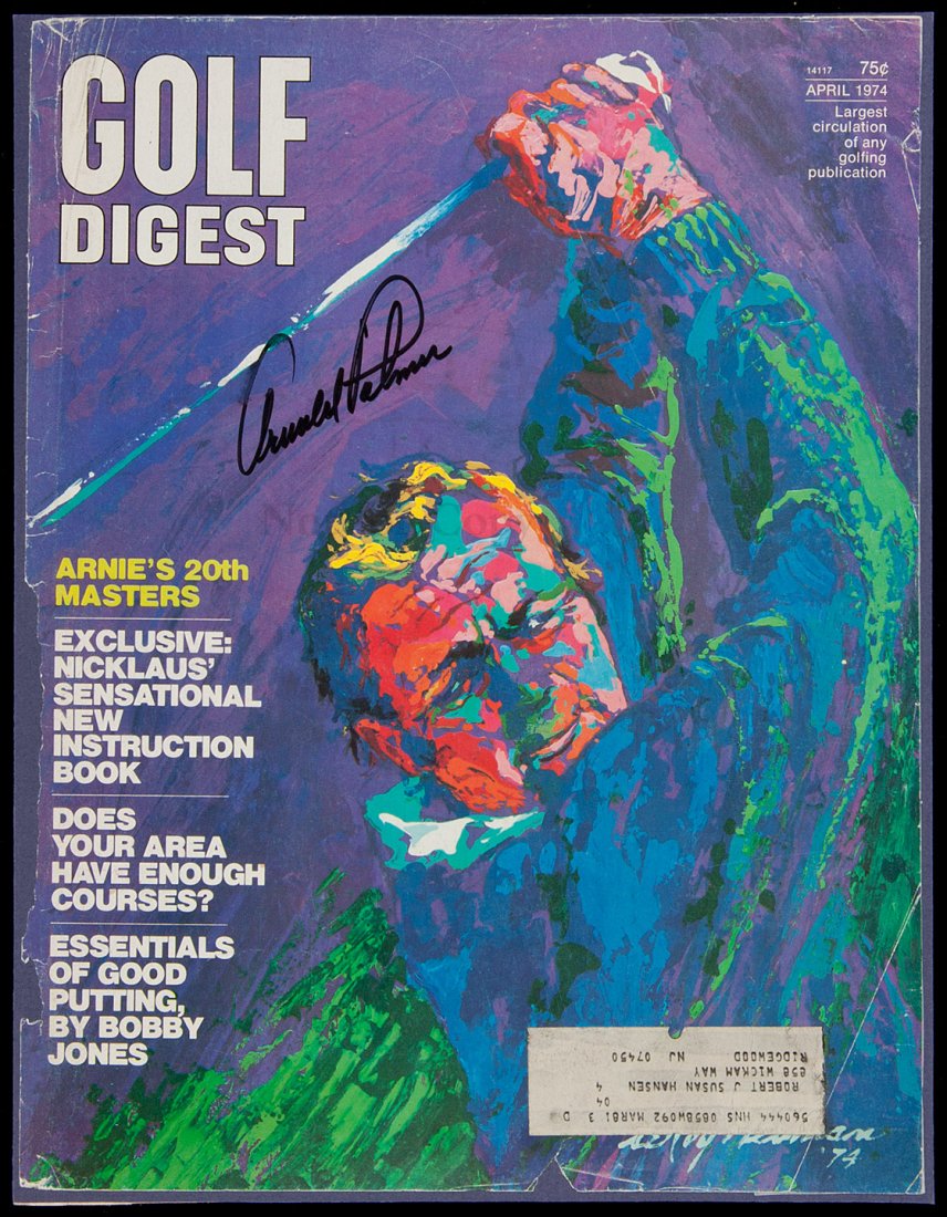 18 golf magazine covers, signed by golfers: Title: Eighteen magazine covers featuring golfers, each signed by the golfer pictured Author: ** Description: 18 magazine covers, detached from their magazine. Each is signed by the golfer pictured on