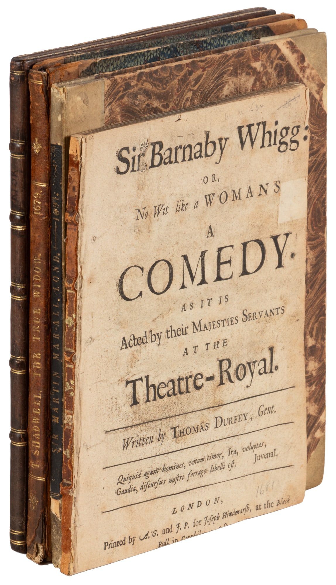 Four pieces of 17th century English theater (1 of 5)