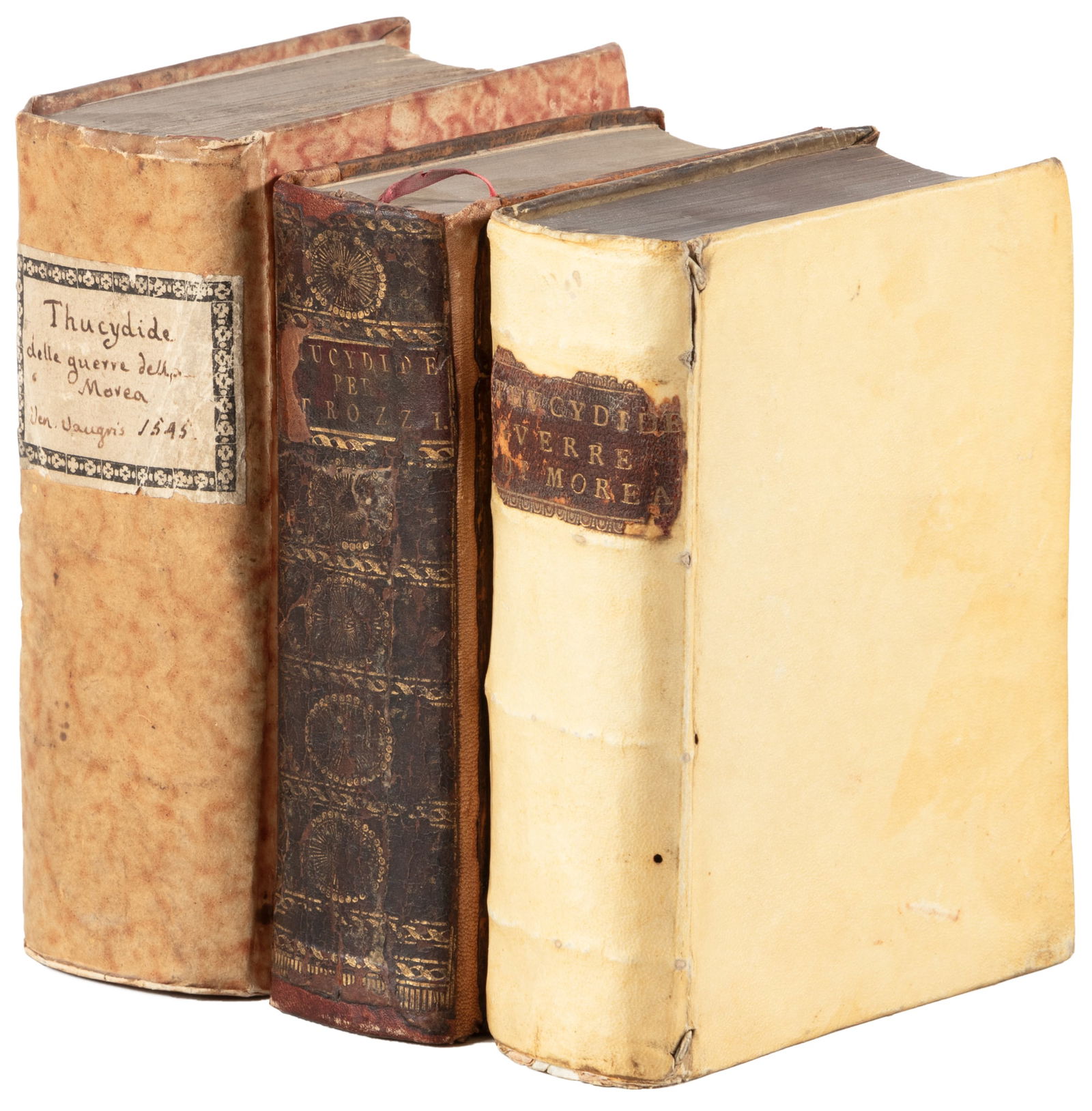 First editions of Thucydides in Italian, 3 copies (1 of 4)