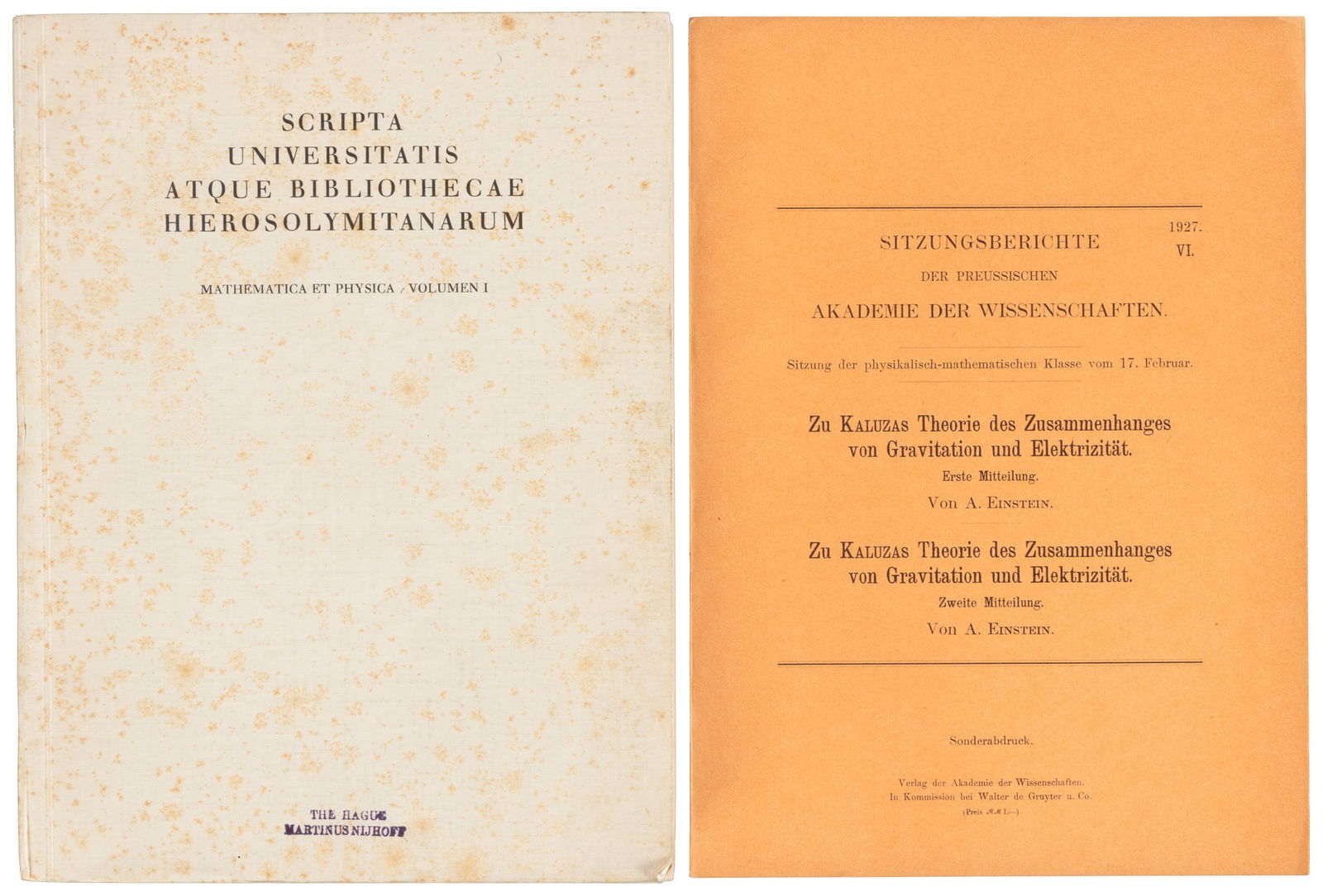 Einstein on 5-dimensional unified field theory (1 of 10)