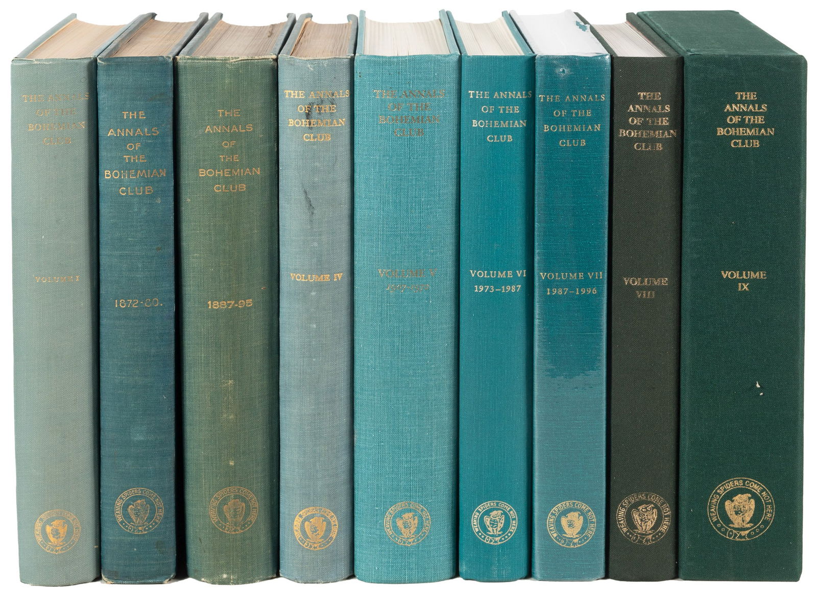 Annals of the Bohemian Club, 9 vols. (1 of 6)