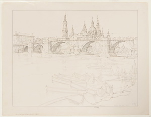 Original Drawing Signed By Ernest D. Roth