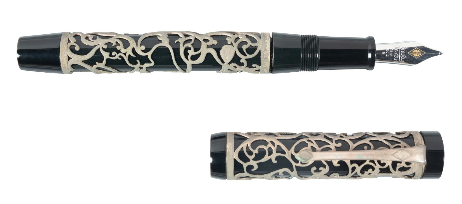 CONWAY STEWART Chatsworth Sterling Silver Overlay Ltd Ed FP (1 of 1)