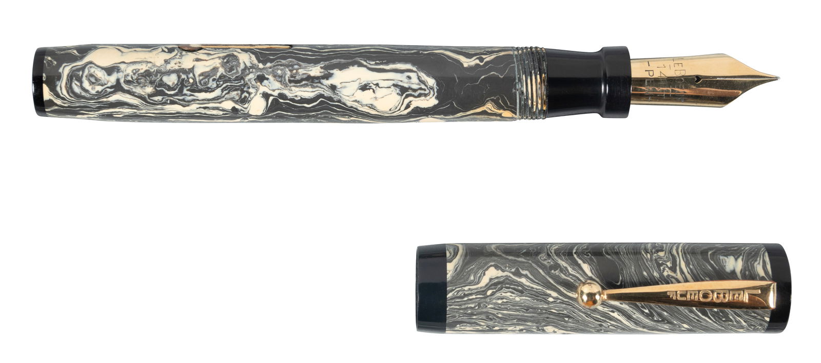 LE BOUEF #75 Green & Cream Celluloid FP, c.1940 (1 of 1)